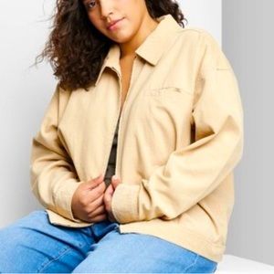 🆕 Wild Fable Boxy Zip-up Cord Jacket XXL